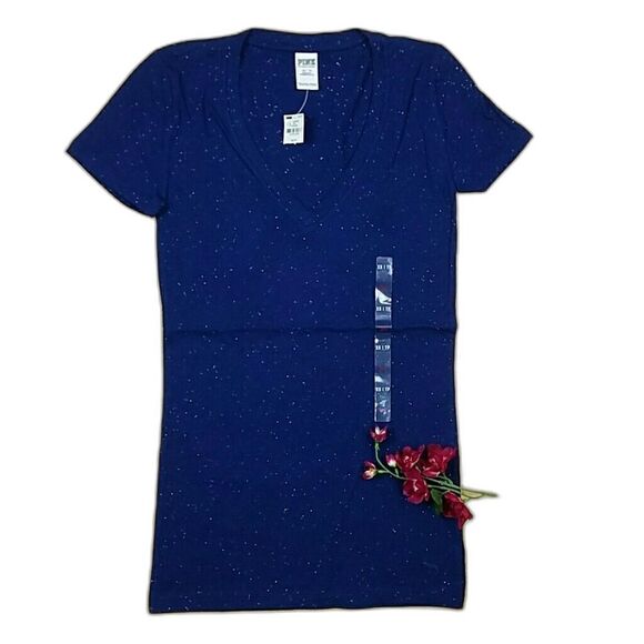 Pink Victoria's Secret Sleepwear Shirt NWT - Picture 1 of 8